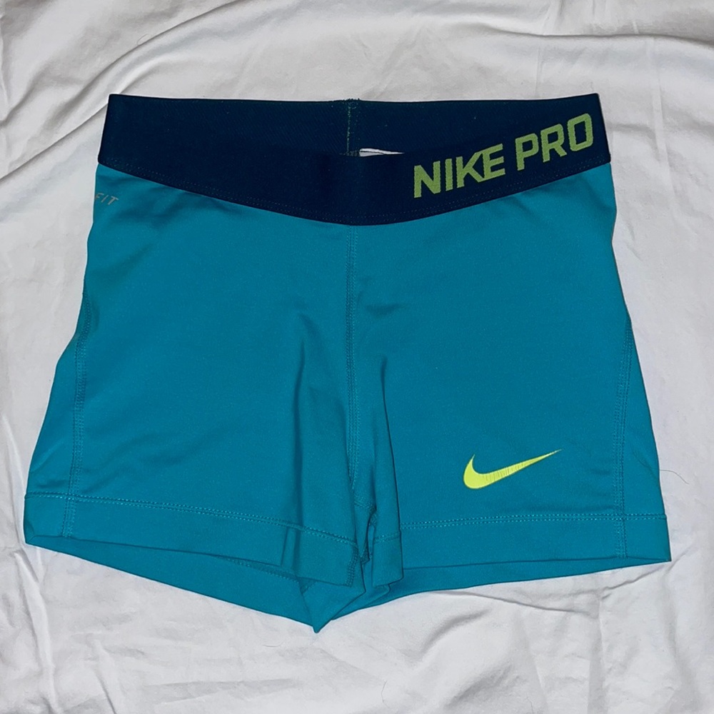 Light Blue Nike Pro Spandex